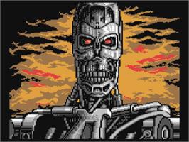 Title screen of Terminator 2 - Judgment Day on the Commodore 64.