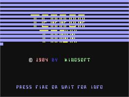 Title screen of Terror Tank on the Commodore 64.