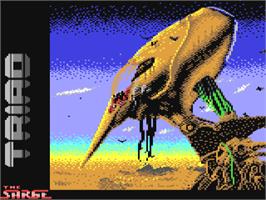 Title screen of Terrorpods on the Commodore 64.