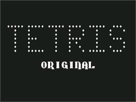 Title screen of Tetris Original on the Commodore 64.