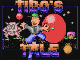 Title screen of Tibo's Tale on the Commodore 64.