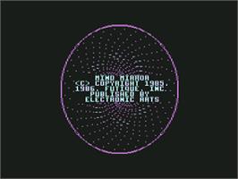 Title screen of Timothy Leary's Mind Mirror on the Commodore 64.