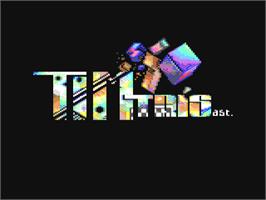 Title screen of Timtris on the Commodore 64.