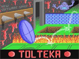 Title screen of Tolteka on the Commodore 64.