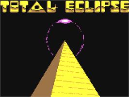 Title screen of Total Eclipse on the Commodore 64.