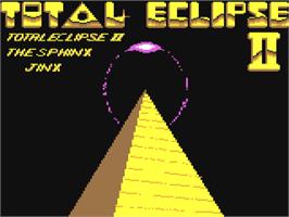 Title screen of Total Eclipse 2 - The Sphinx Jinx on the Commodore 64.