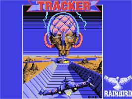 Title screen of Tracker (Compute!) on the Commodore 64.