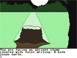 Title screen of Transylvania on the Commodore 64.
