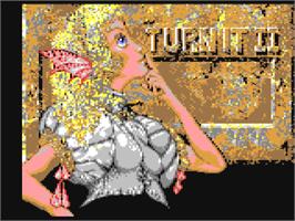 Title screen of Turn It 2 on the Commodore 64.