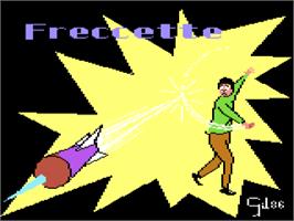 Title screen of Video Darts on the Commodore 64.