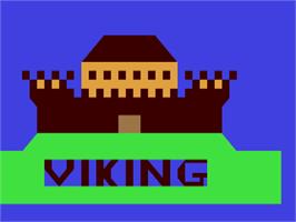 Title screen of Viking on the Commodore 64.