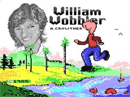 Title screen of William Wobbler on the Commodore 64.