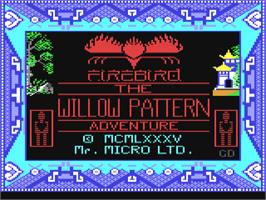 Title screen of Willow Pattern on the Commodore 64.