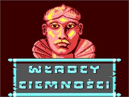 Title screen of Wladcy Ciemnosci on the Commodore 64.