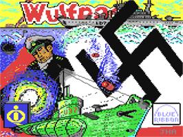 Title screen of Wulfpack on the Commodore 64.