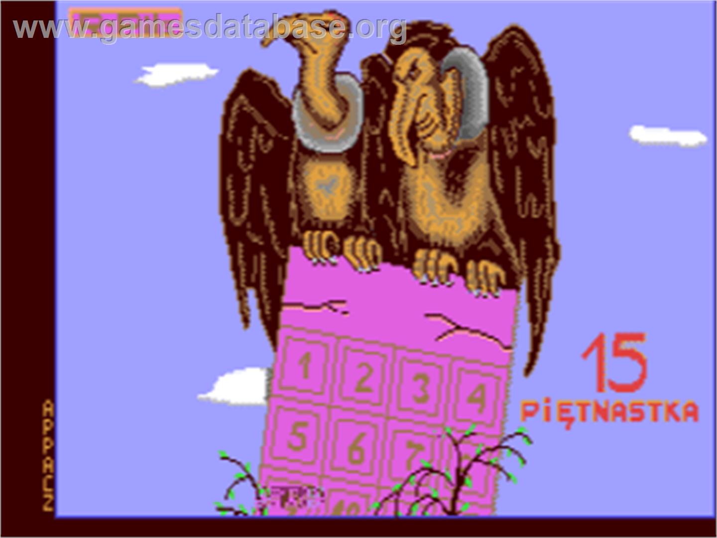 15 Pietnastka - Commodore 64 - Artwork - Title Screen