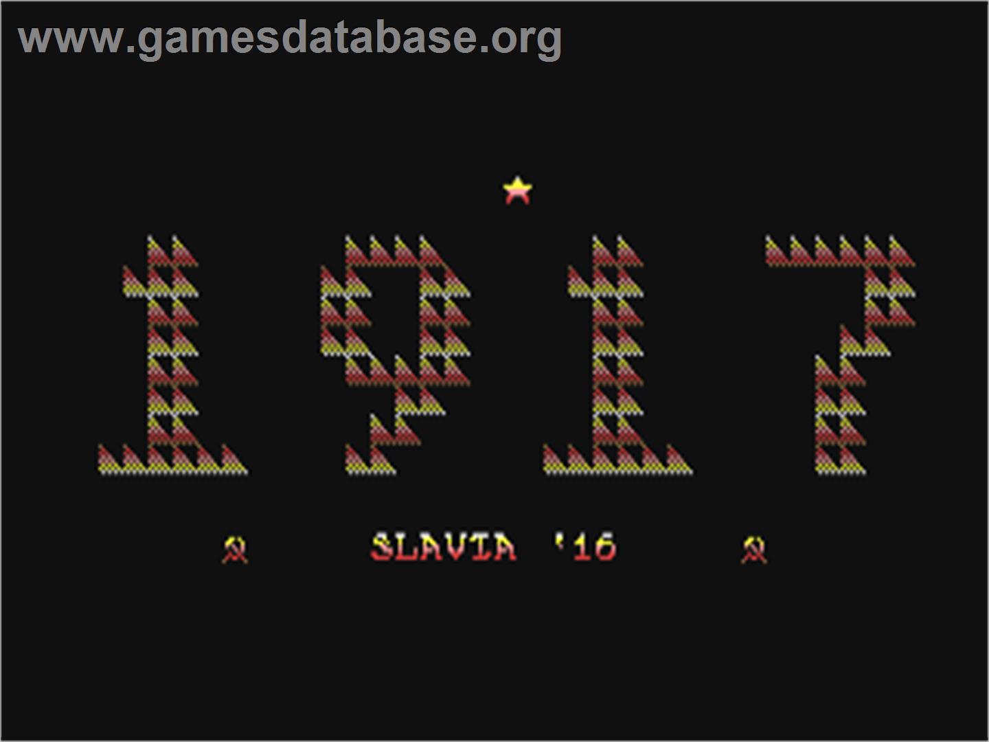 1917 - Commodore 64 - Artwork - Title Screen