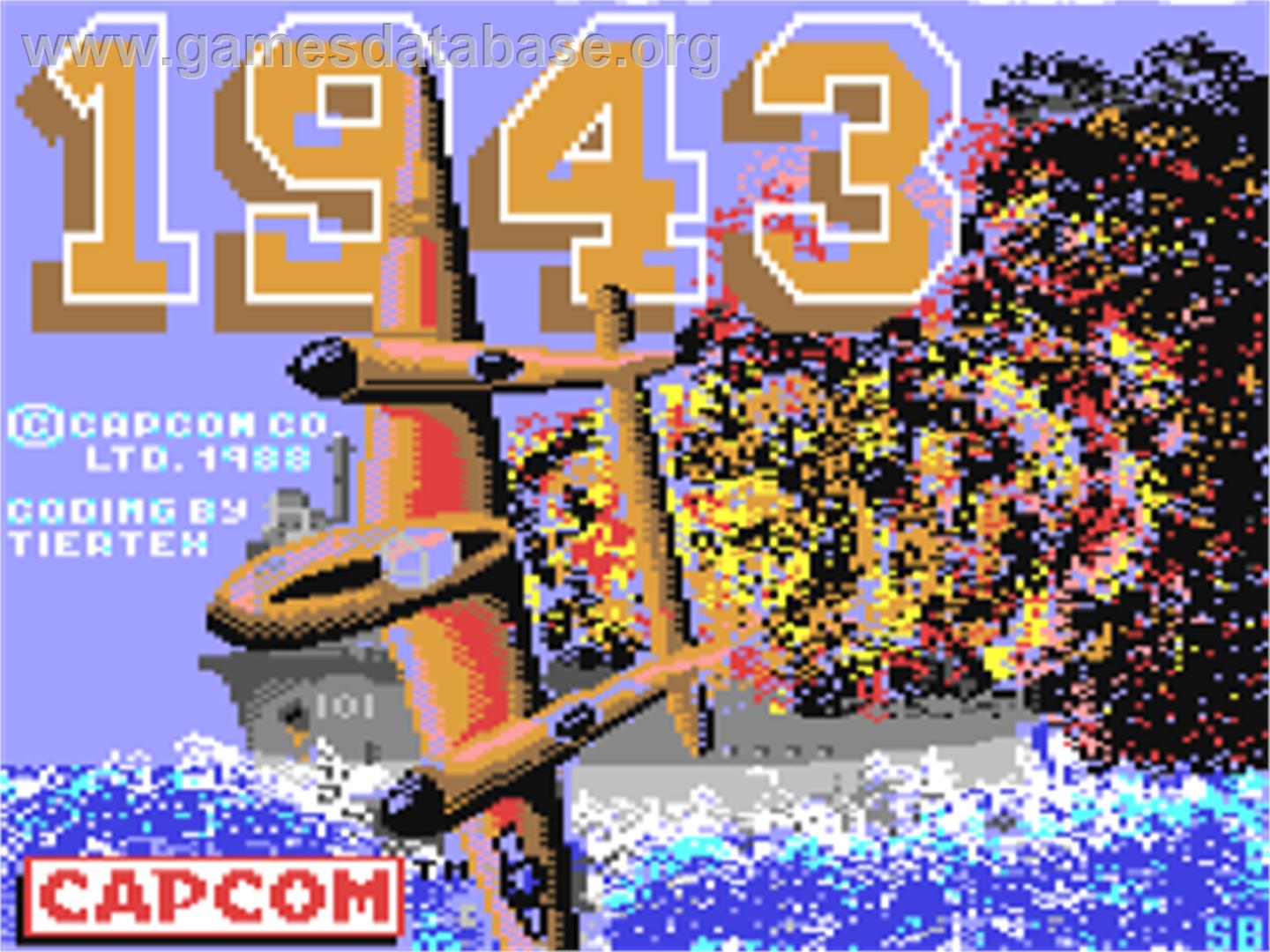 1943: The Battle of Midway - Commodore 64 - Artwork - Title Screen