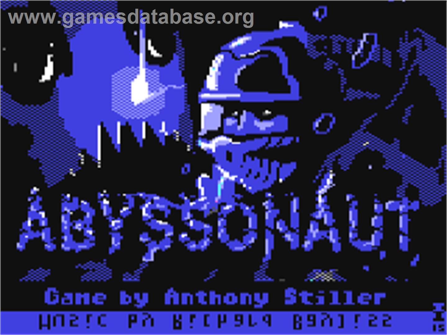 Abyssonaut - Commodore 64 - Artwork - Title Screen