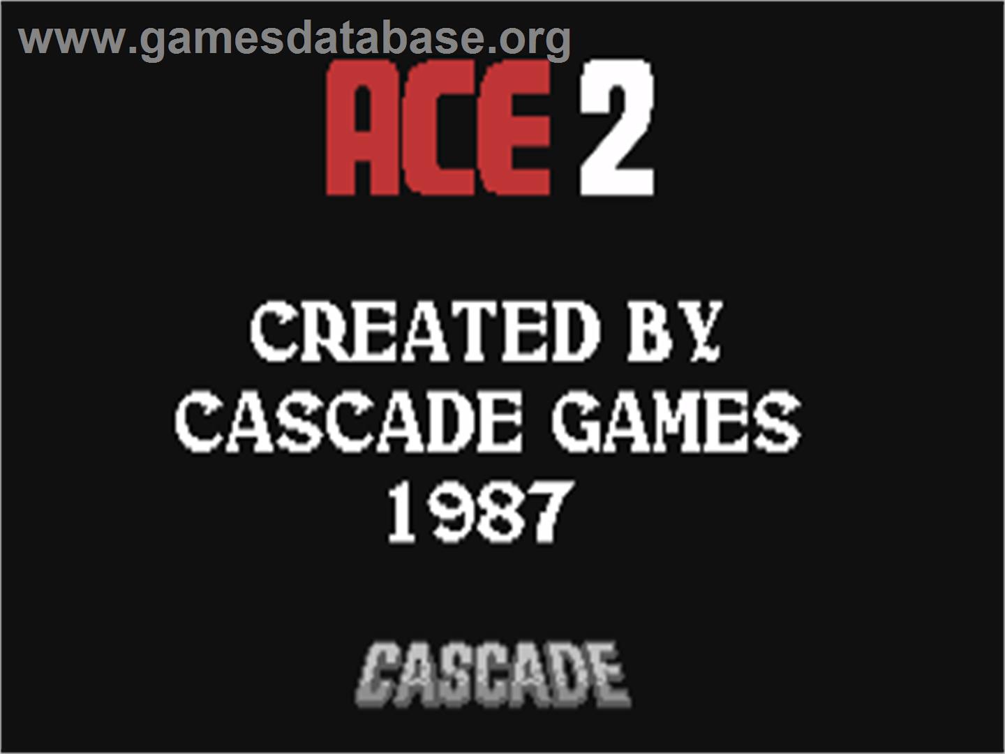 Ace 2 (Preview) - Commodore 64 - Artwork - Title Screen
