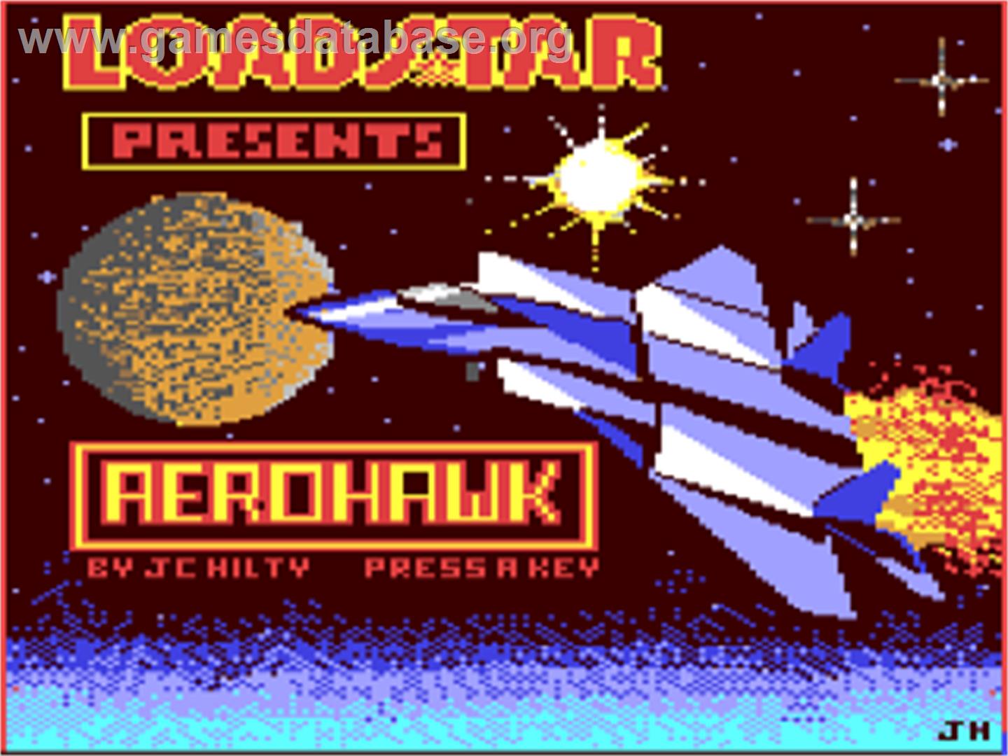 Aerohawk - Commodore 64 - Artwork - Title Screen