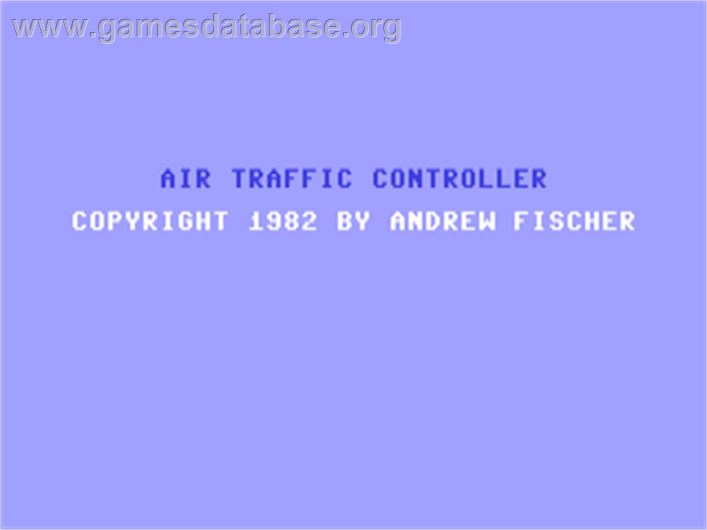 Air Traffic Controller - Commodore 64 - Artwork - Title Screen