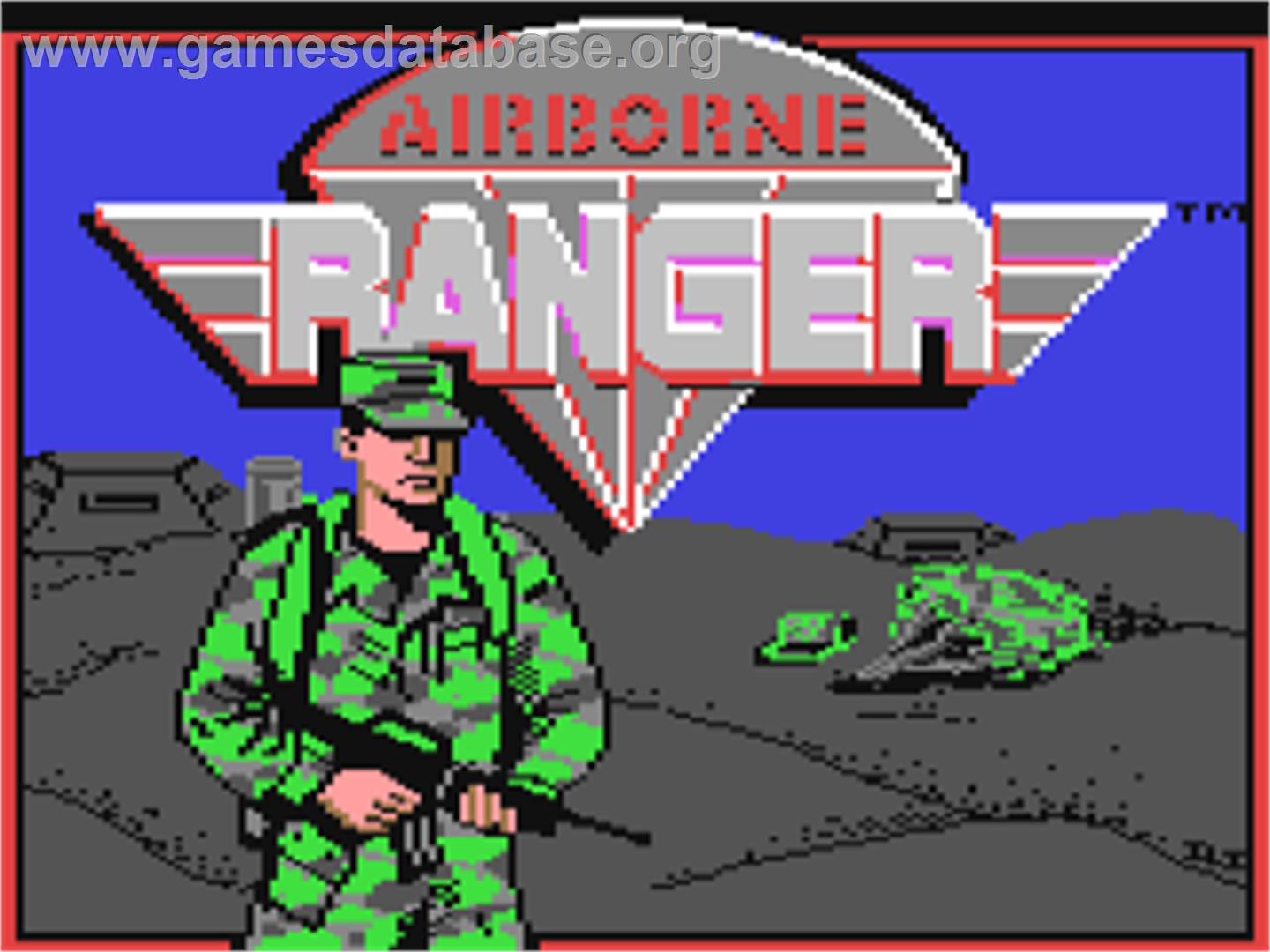 Airborne Ranger - Commodore 64 - Artwork - Title Screen