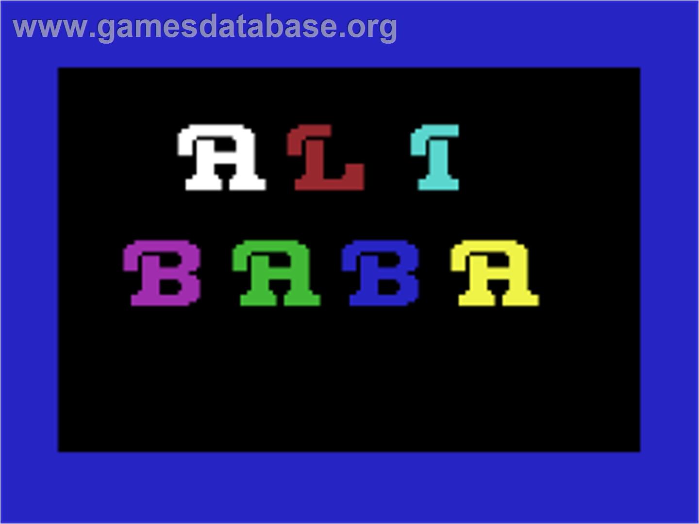 Ali Baba - Commodore 64 - Artwork - Title Screen