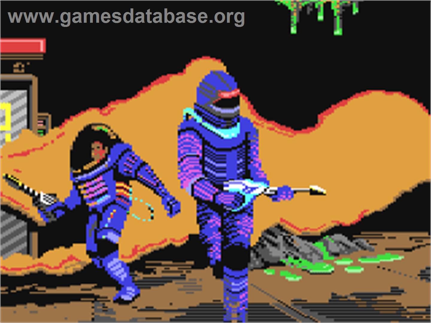 Alien Slime, Die - Commodore 64 - Artwork - Title Screen