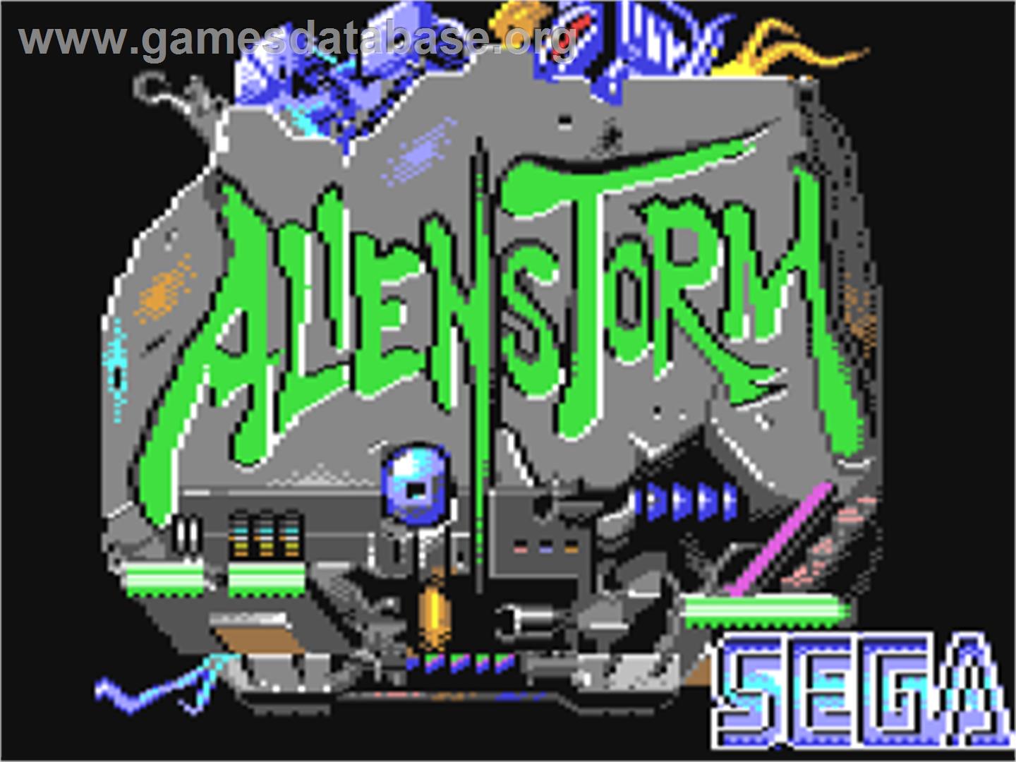 Alien Storm - Commodore 64 - Artwork - Title Screen