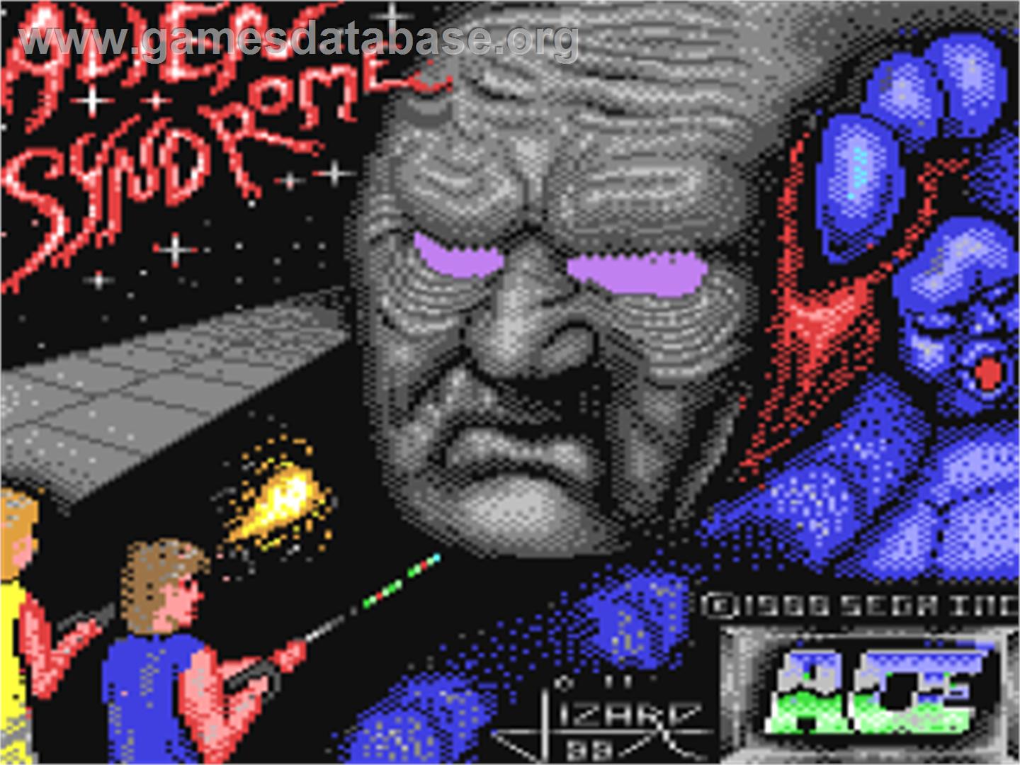 Alien Syndrome - Commodore 64 - Artwork - Title Screen