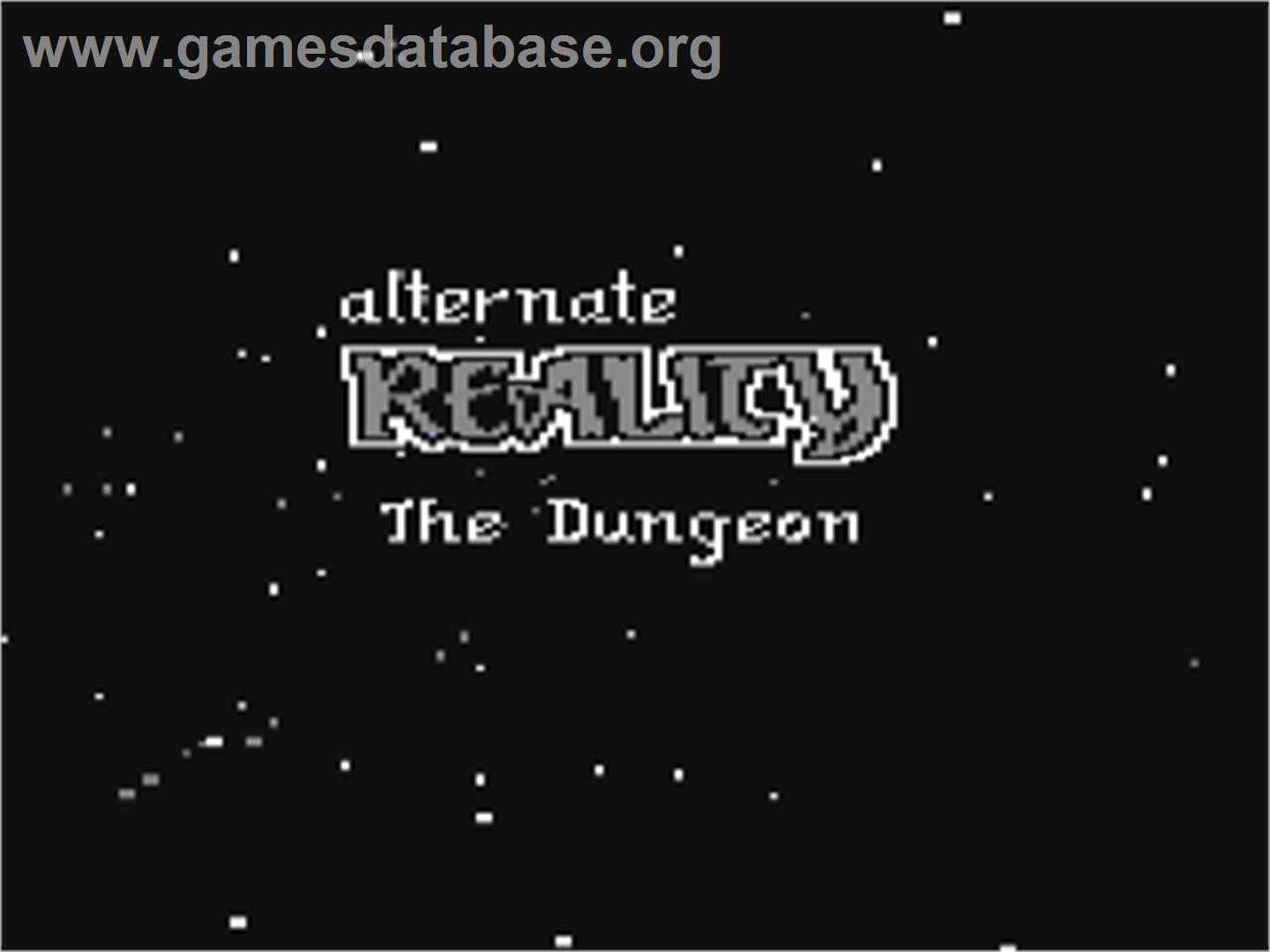 Alternate Reality: The Dungeon - Commodore 64 - Artwork - Title Screen
