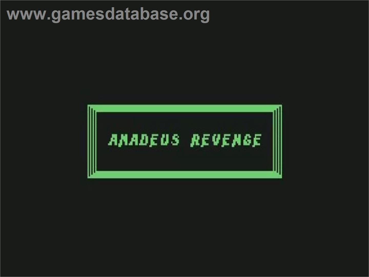 Amadeus Revenge - Commodore 64 - Artwork - Title Screen