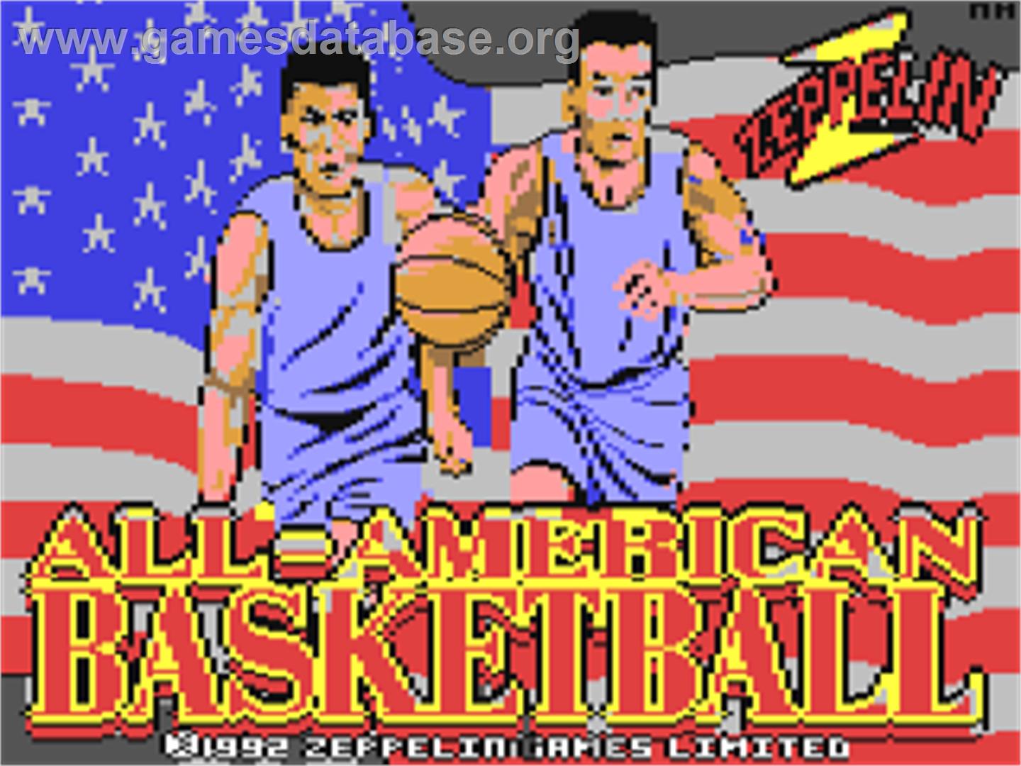 American Basketball Heroes - Commodore 64 - Artwork - Title Screen