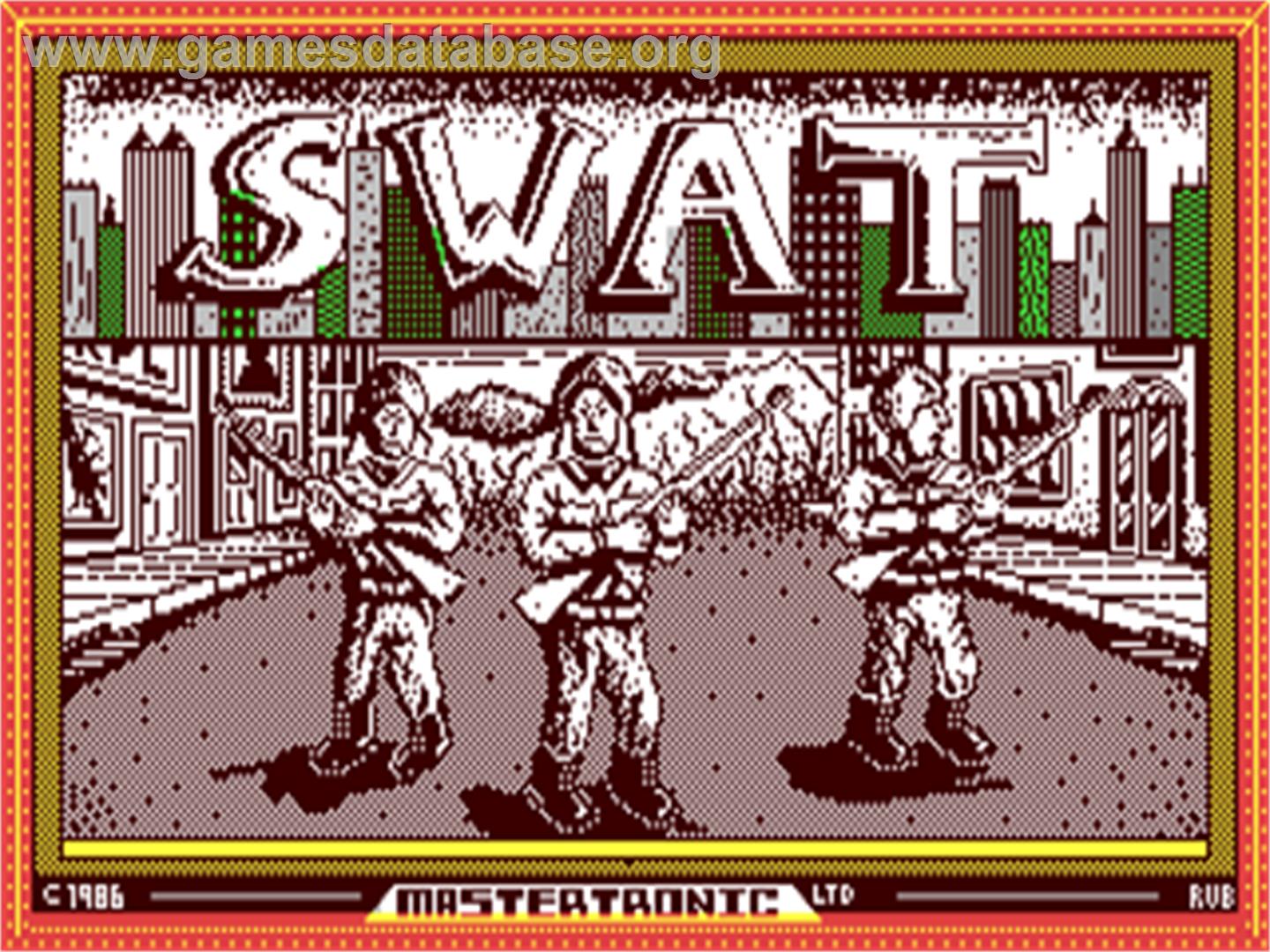 Angeles SWAT, Los - Commodore 64 - Artwork - Title Screen