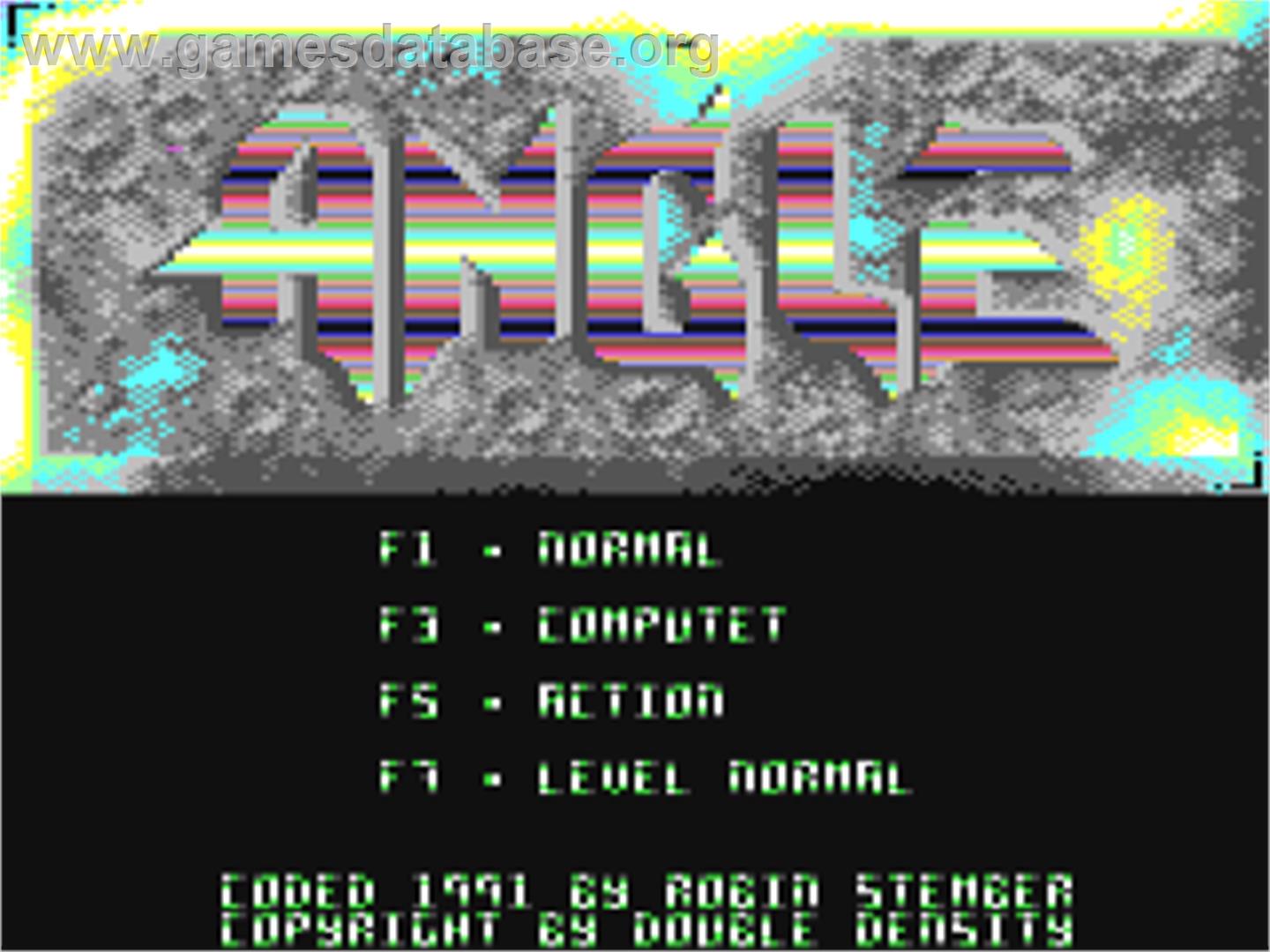 Angle (Hit Parade 64) - Commodore 64 - Artwork - Title Screen