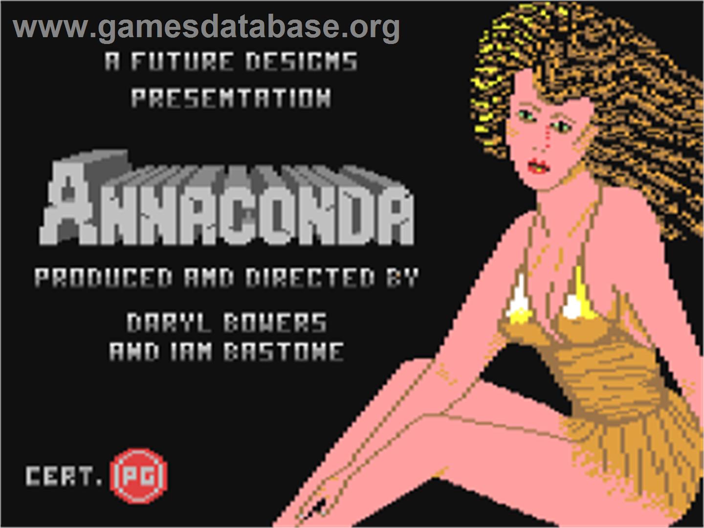 Annaconda - Commodore 64 - Artwork - Title Screen