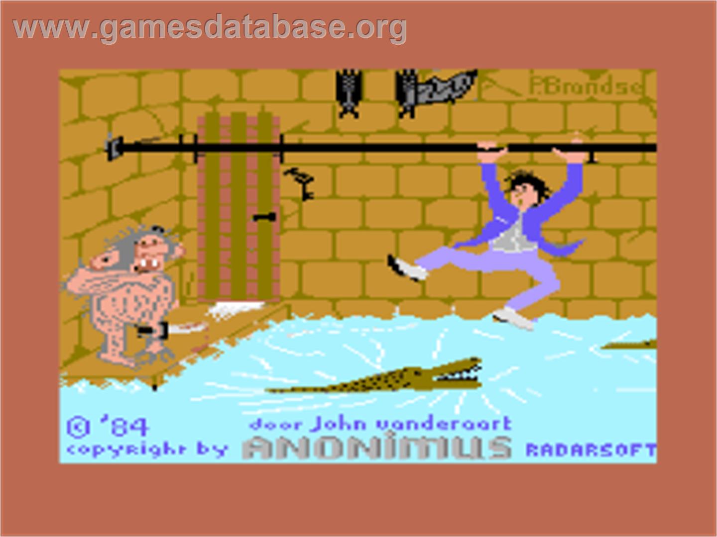 Anonimus - Commodore 64 - Artwork - Title Screen