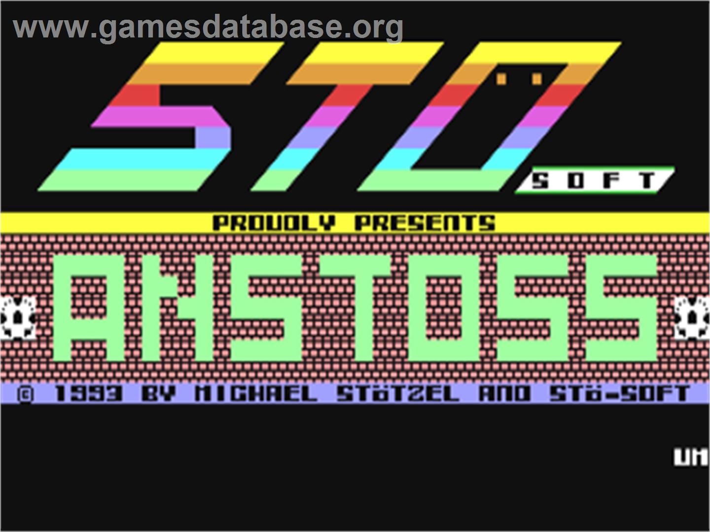 Anstoss - Commodore 64 - Artwork - Title Screen