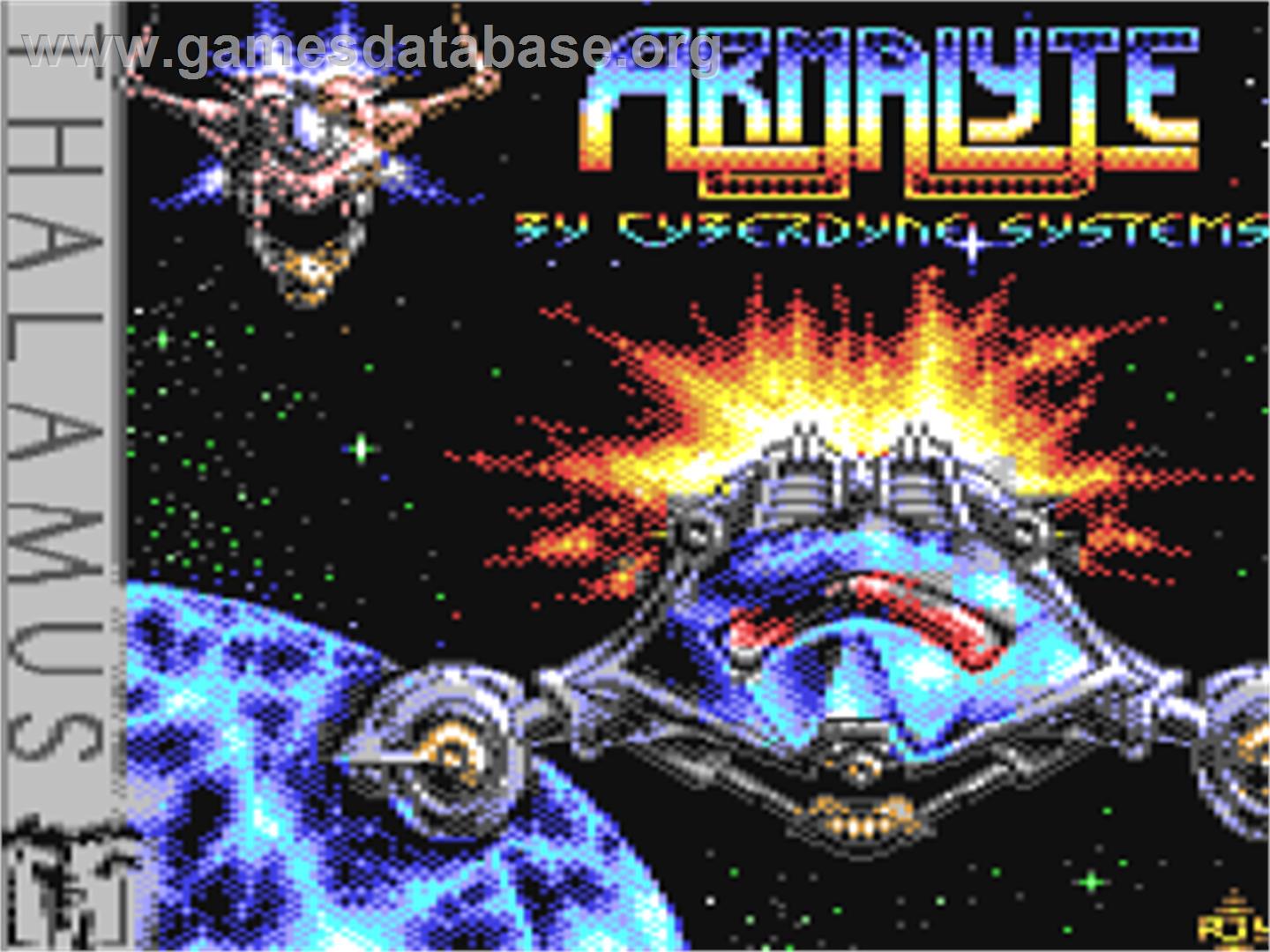 Armalyte - Commodore 64 - Artwork - Title Screen