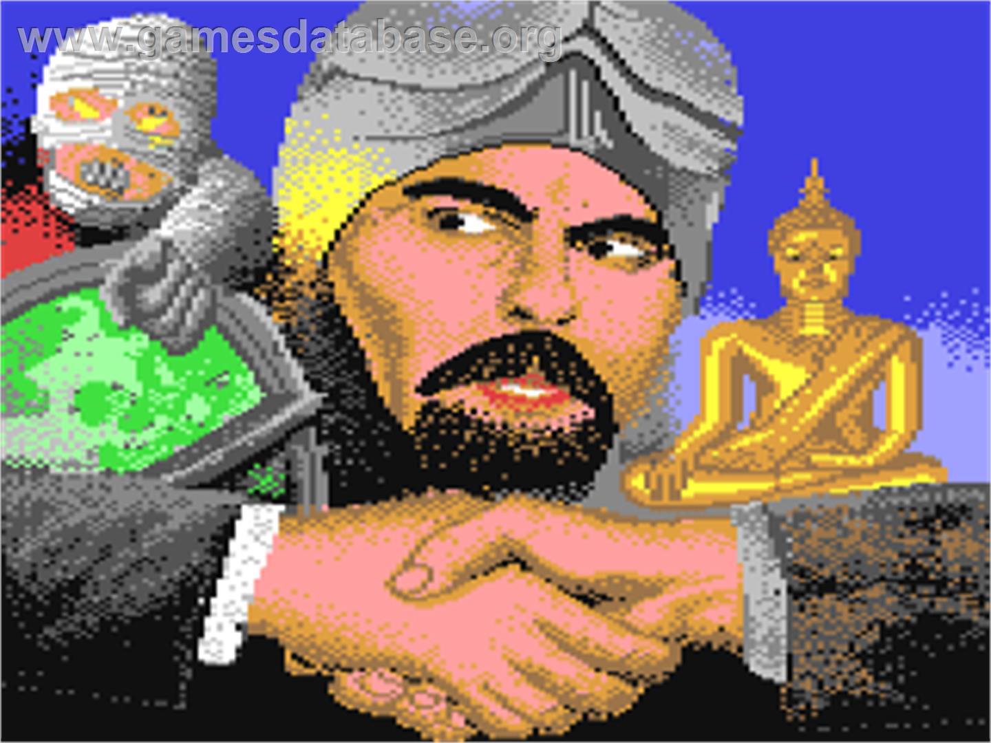 Around The World In 80 Days - Commodore 64 - Artwork - Title Screen