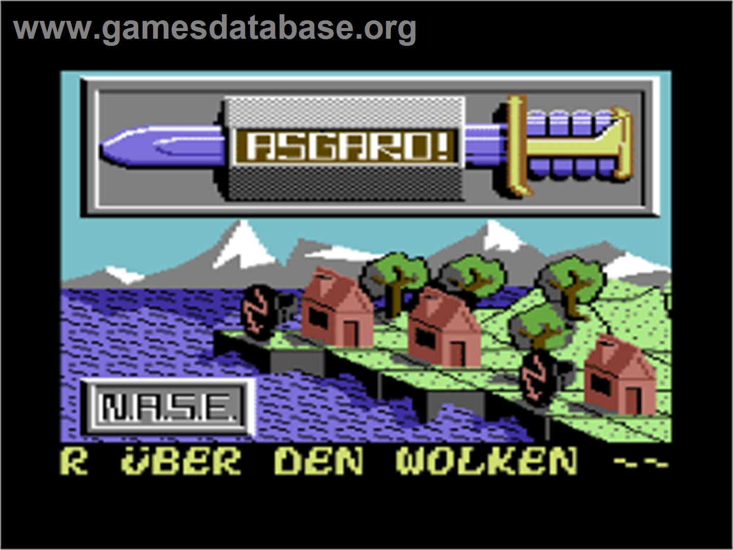 Asgard - Commodore 64 - Artwork - Title Screen