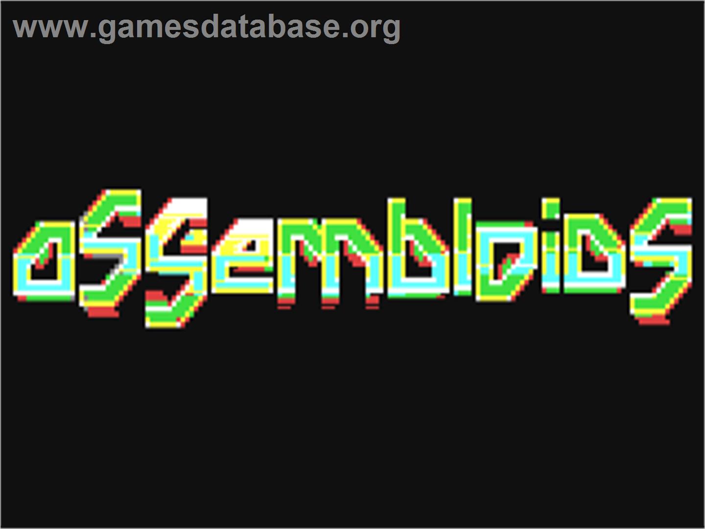 Assembloids - Commodore 64 - Artwork - Title Screen