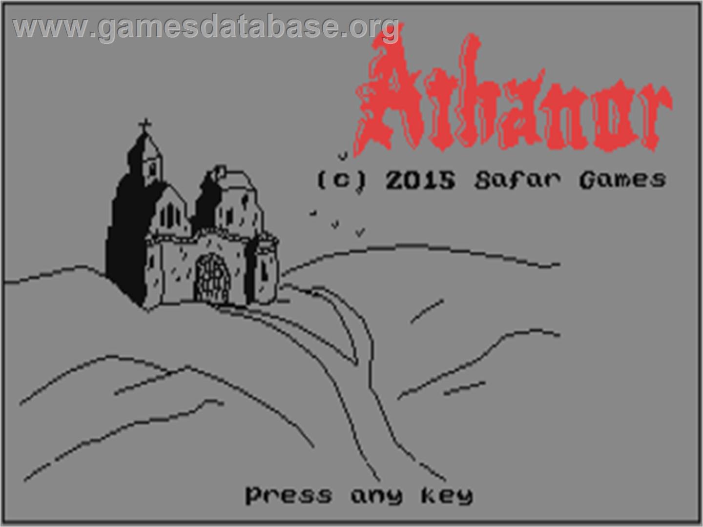 Athanor - Commodore 64 - Artwork - Title Screen