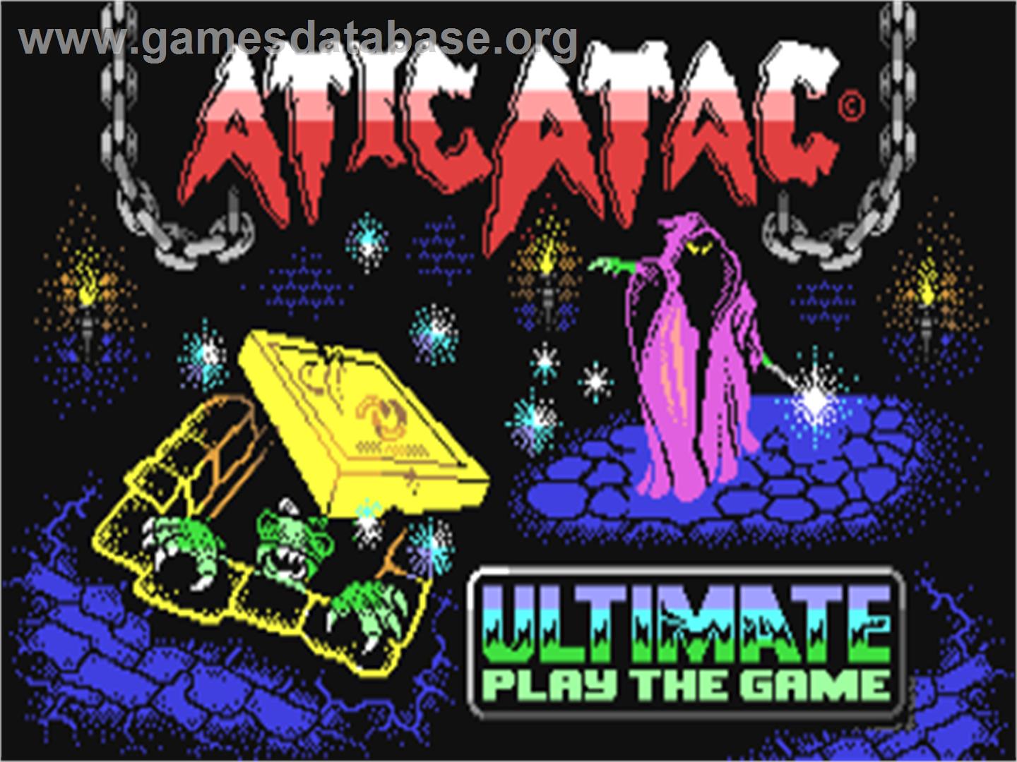 Atic Atac (2020) - Commodore 64 - Artwork - Title Screen