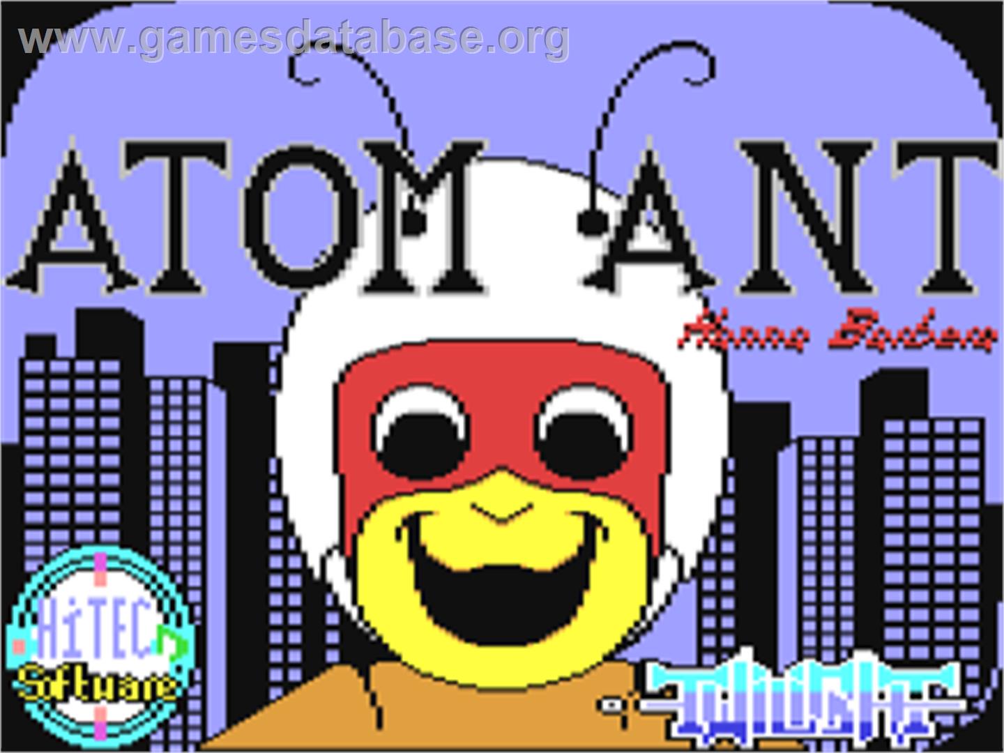 Atom Ant - Commodore 64 - Artwork - Title Screen