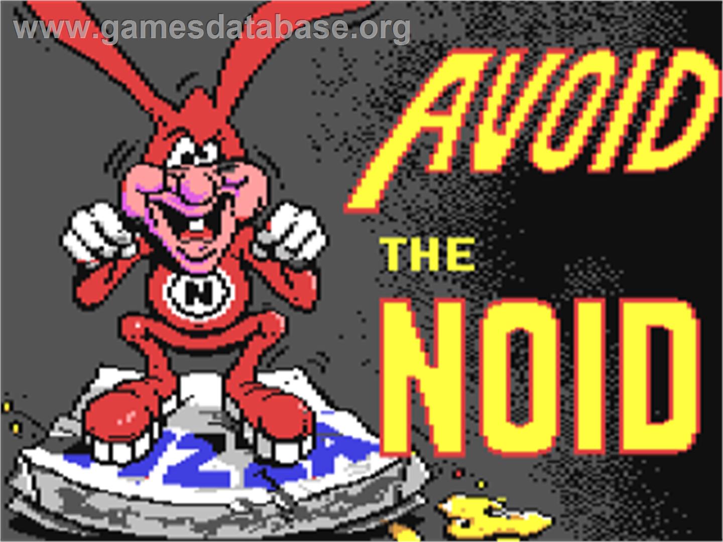Avoid the Noid - Commodore 64 - Artwork - Title Screen