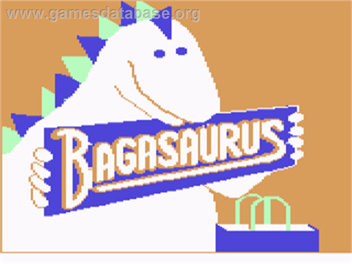 Bagasaurus - Commodore 64 - Artwork - Title Screen