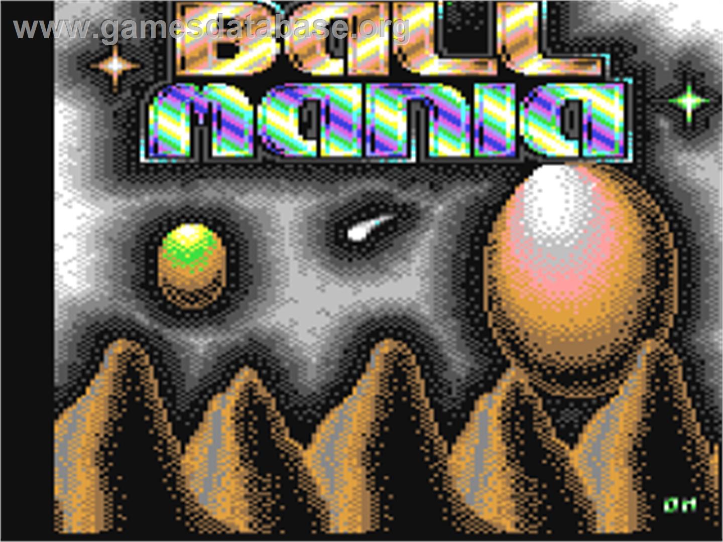 Ballmania - Commodore 64 - Artwork - Title Screen