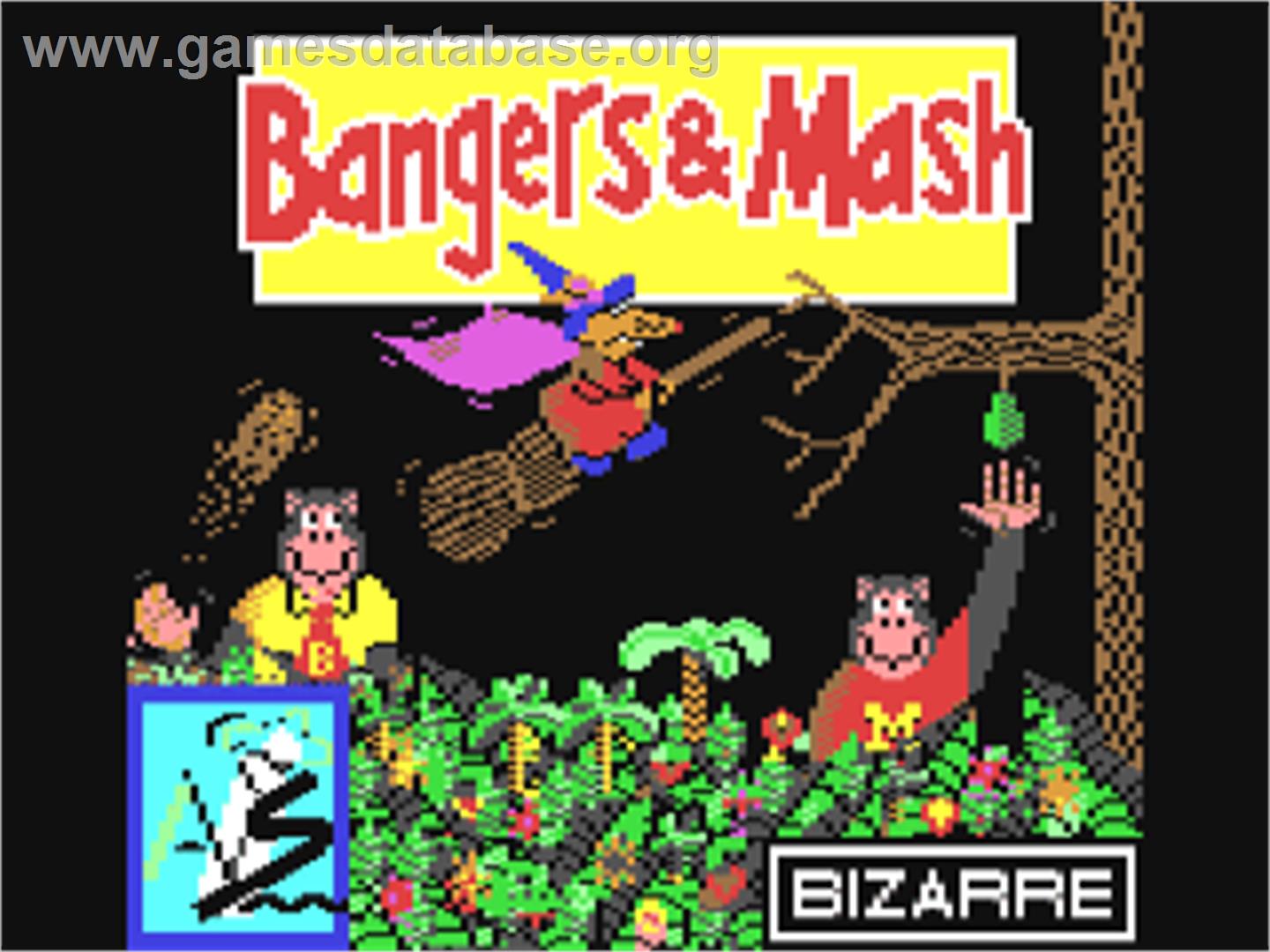 Bangers and Mash (Ocean) - Commodore 64 - Artwork - Title Screen